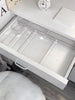 8pcs Transparent Acrylic Makeup Organizer Box With Drawers, Dividers And Compartments, Desktop Office Stationery Storage Box, Home Desk And Drawer Organizer