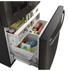 Appliances PFE28KBLTS 36 Inch French Door Refrigerator Black Stainless Steel