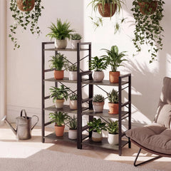 Tangkula 3-Tier Industrial Bookshelf for Home Office