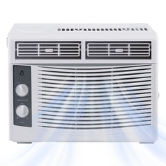 Garvee 5000 BTU Window Air Conditioner, Fast Cooling for Rooms up to 150 Sq. Ft, Window Ac Unit with 7 Level Temperature Setting, White
