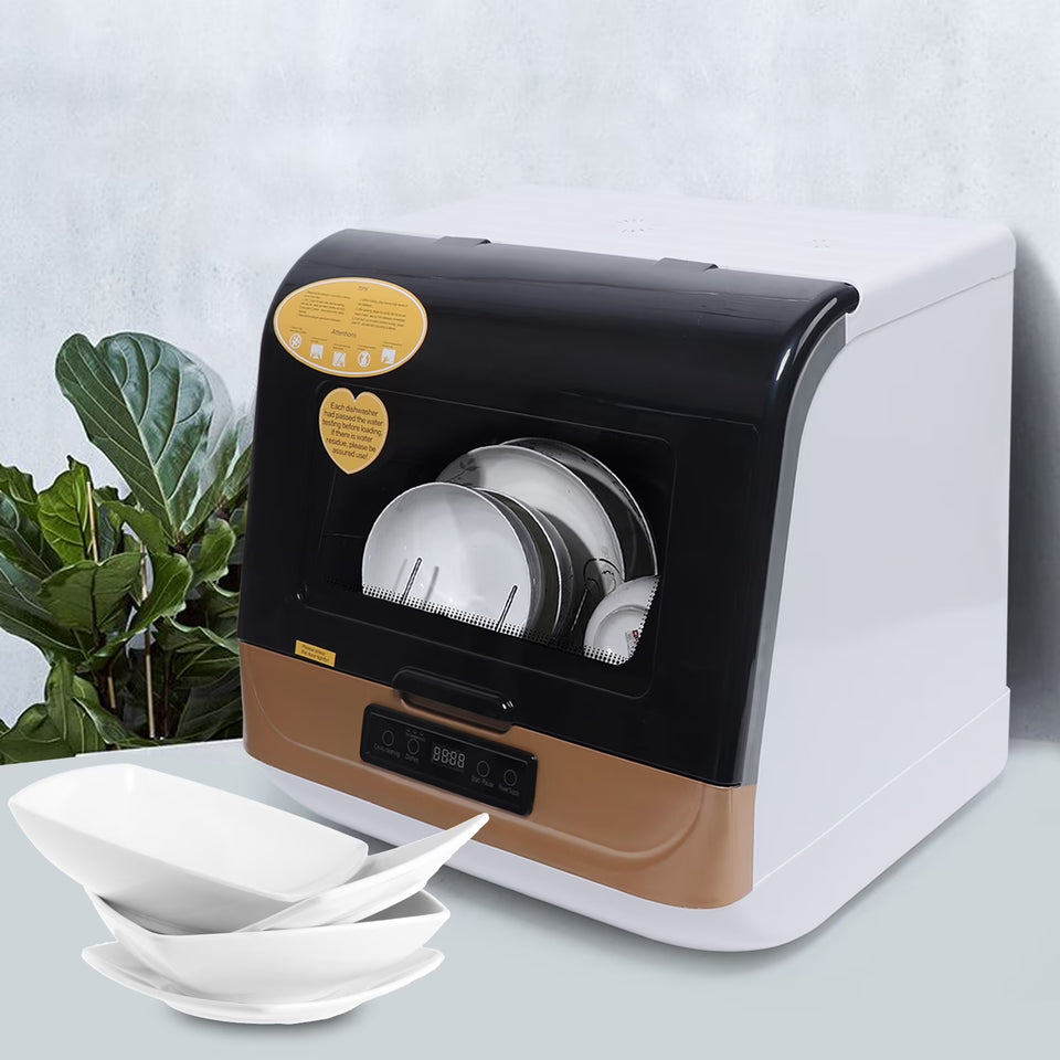 Autrinix Portable Dishwasher with 99.9% Sterilization, 3 Wash Modes & Water Saving Function, Compact Design, for Apartments & Small Kitchens