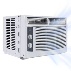 Garvee 5000 BTU Window Air Conditioner, Fast Cooling for Rooms up to 150 Sq. Ft, Window Ac Unit with 7 Level Temperature Setting, White